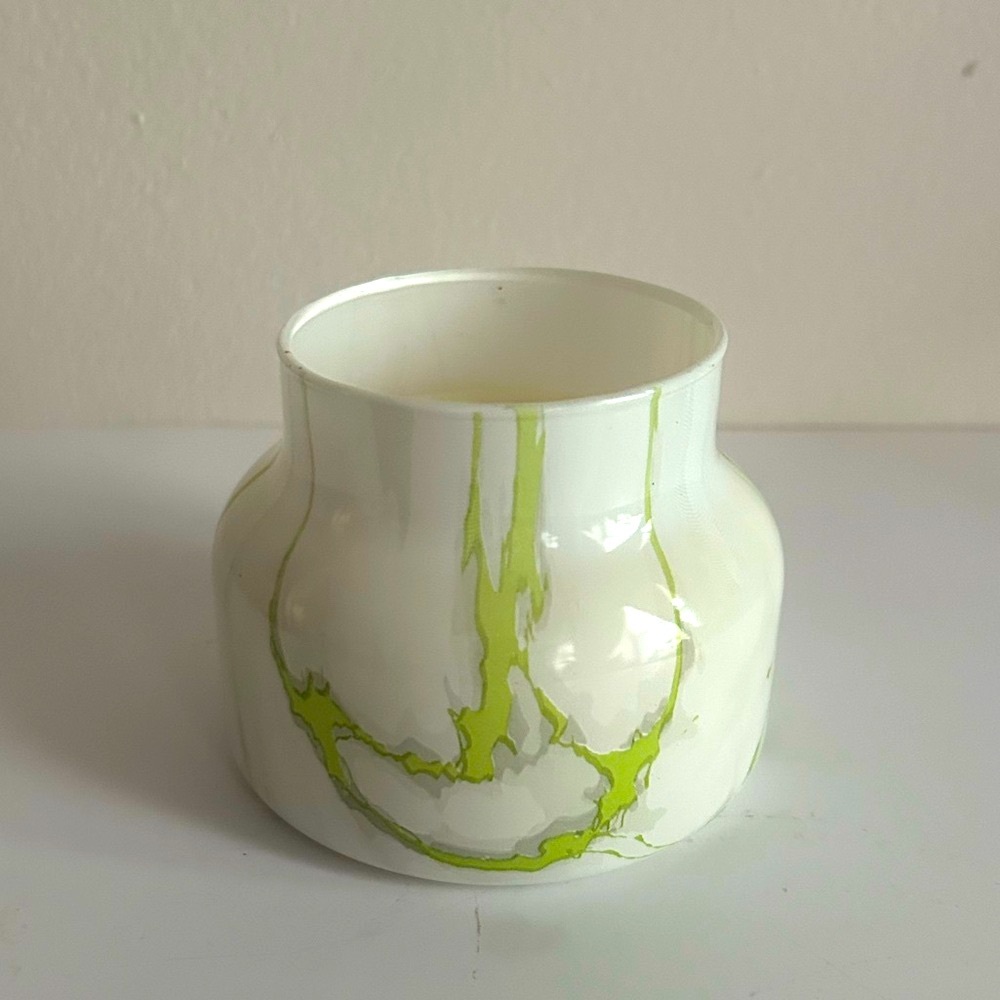 New Capri Blue Pattern Signature Jar Honeydew Crush Modern Marble Candle no lid